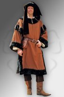middeleeuws kostuum uit de hanzetijd