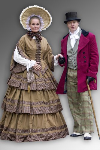 Historische Kostuums uit de tijd van Charles maat.